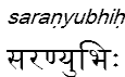 saranyubhih