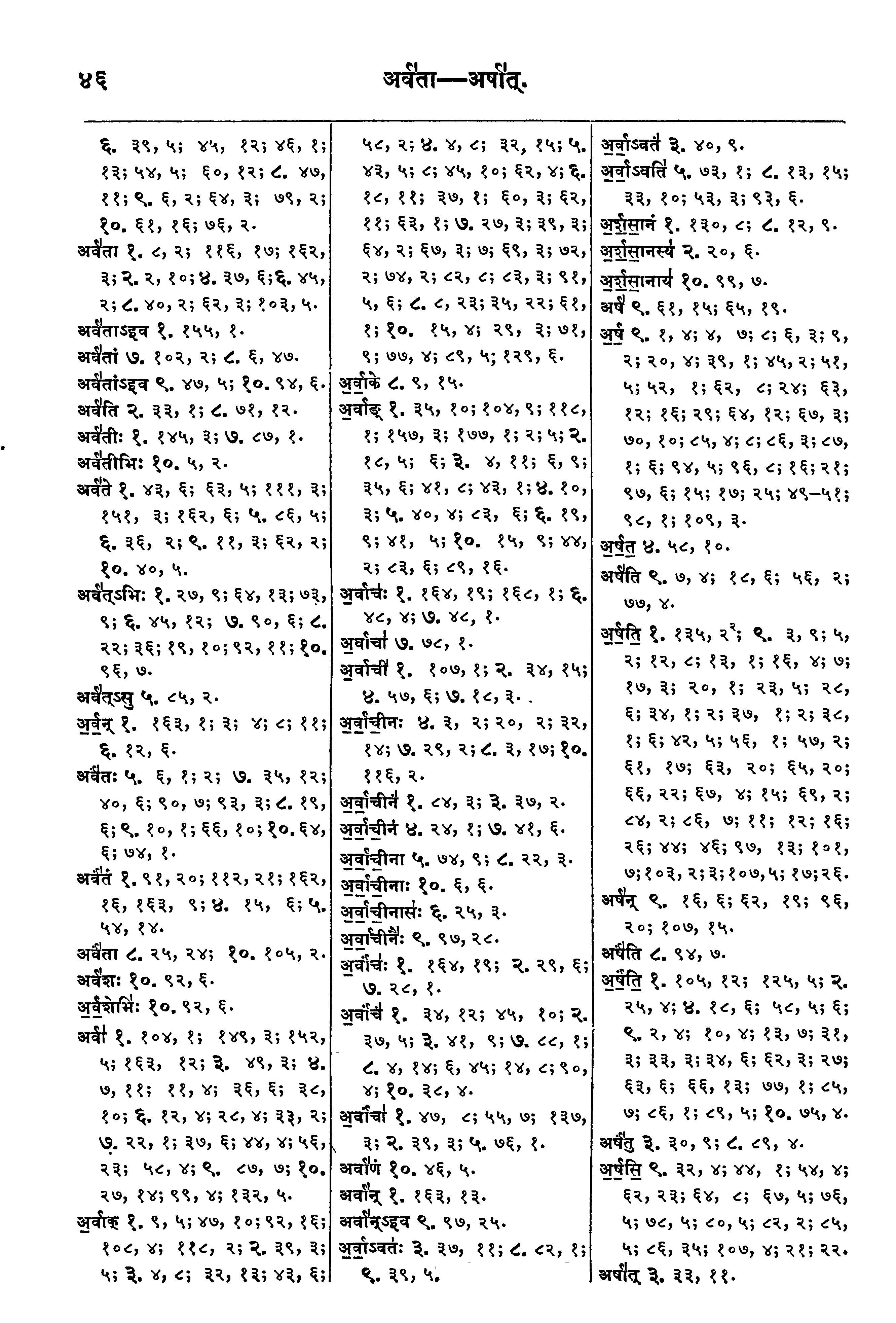 Rigveda-padanam: complete alphabet list of words of Rik Veda ...